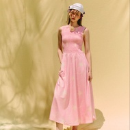 Endless Holiday Kahlo Maxi Dress Flamingo & Custard