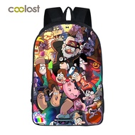 Gravity Falls Cartoon children's schoolbag large capacity cartoon printed backpack gravity falls beg