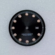 24.5Mm mặt số đồng hồ Cho Nh05 Phong Trào Kim Loại Phụ Nữ Của Tạp Chí La Mã Nạm Quay Số Phụ Kiện