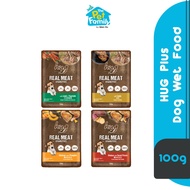 100g Hug Plus Grain-Free Dog Wet Food Pouch Chicken/Lamb for Adult Dogs TPF