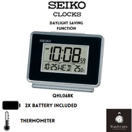 Authentic Seiko QHL068 Digital Alarm clock