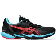 Asics รองเท้าเทนนิสผู้ชาย Solution Speed FF 3 LE | Black/Red/Blue ( 1041A473-001 )