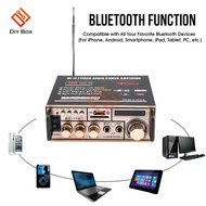 【Clearance Markdowns】 Mini Hifi Digital Bluetooth Audio Power Amplifier 12v/ 220v 2ch Lcd Display Digital Bluetooth Fm Car Home Amplifiers