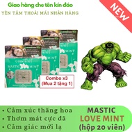 Kẹo phòng the DENTISTE MASTIC LOVE MINT Thái Lan cao cấp hương bạc hà tăng khoái cảm cho các cặp đôi