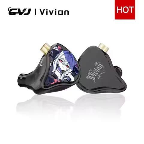 CVJ Vivian In Ear Earphones 10mm Dynamic Driver suitable for Music and Gaming 0.78mm Detachable Cabl