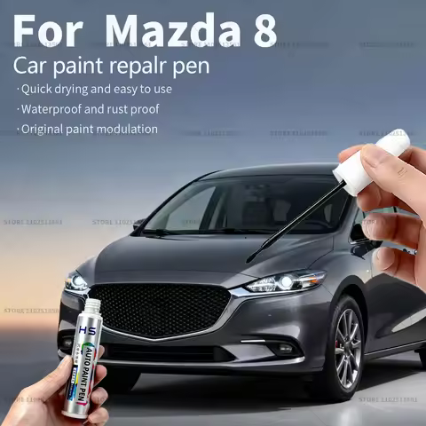 Car Paint Repair Pen Touch Up Scratch Remover DIY Auto Accessories For Mazda 8/MPV Purple 28W Black 