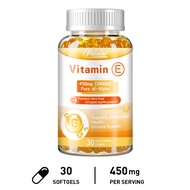 วิตามินอี 1000 IU 450 มก. ซอฟเจล - สารต้านอนุมูลอิสระ - รองรับภูมิคุ้มกันที่แข็งแรง