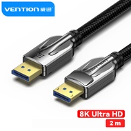 Vention Display Port 2.0 Cable DP to DP Male to Male Cable Display Port 8K 60Hz 4K 144Hz High Speed 