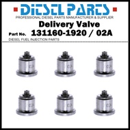 6Pcs Injection Pump Pressure Valve Delivery Valve 02A 131160-1920 9413610106 for Hitachi EX200-2 EX2