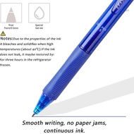 【SUIT*】 6PCS Erasable Ink Pens With Clicks Function Heat Activated Removal For Classrooms Meetings