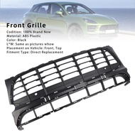 Black Front Bumper Grill Grille 95B807683H1E0 Fit Porsche Macan 2015-2018