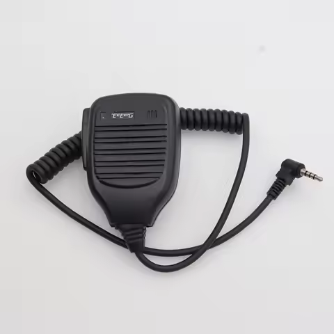 Baofeng-PTT Mic Shoulder Remote Speaker for Walkie Talkie, BF-T1, T8, U9, UV-3R Plus, Yaesu VX-3R, V