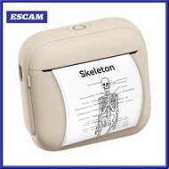 Norman Malthus Mini Portable Printer Pocket Printer for Photos Portable Inkless Sticker Maker Mini T