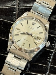 🧺洗衣街店🧺🌈🌈新返貨啦🌈🌈Rolex Oyster Date 6694🩶原裝銀色面🩶手動上鍊 34mm 淨錶💙連原裝7205釘帶👔BW3577(旺角洗衣街店）