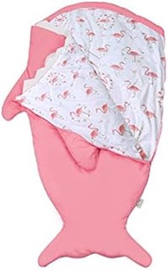 Children's Shark Sleeping Bag Autumn and Winter Warm Children's Sleeping Bag 1-3 Years Old Baby Sleeping Bag Size Pink