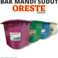 hulifahcell Bak Mandi / Bak Air Sudut Bahan PVC ORESTE