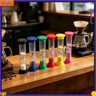 olimpidd|  Small Decorative Timer Kids Safe Sand Timer Colorful Sand Timer Set – 30 Sec 1 3 5 10 Min