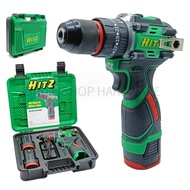 HITZ 18V Cordless Impact Drill Set 2 Speed Screwdriver Hammer Drill Hand Drill Mesin Drill Gerudi l 