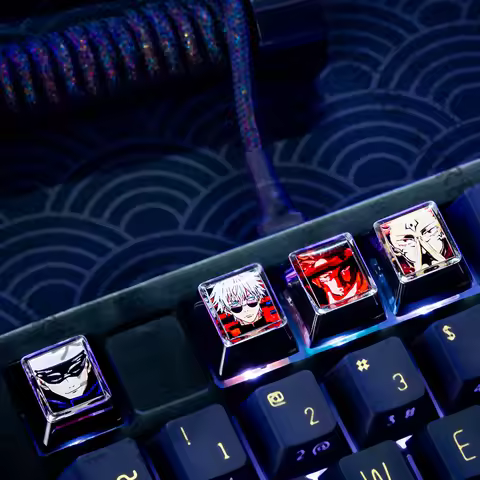 Jujutsu Kaisen Anime Keycaps Computer Accessories Cosplay Satoru Gojo Ryomen Sukuna Mechanical Kforc