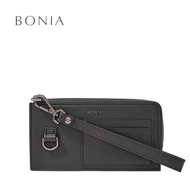 Bonia Black Knotted Pouch