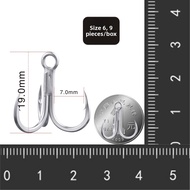 BKK Black Diamond 6071-4X-HG Triple Hook 4 times Reinforced New Rustproof Anchor Hook Triple Fork Ho