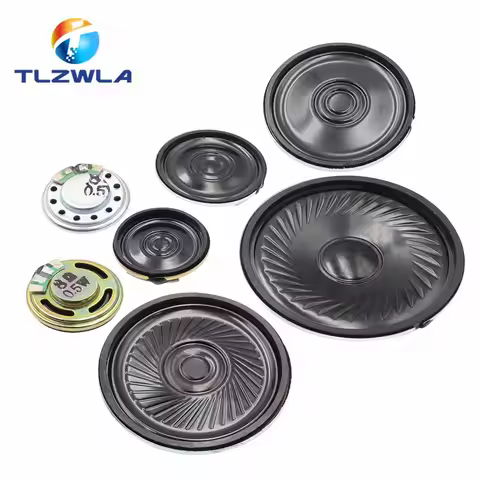 10PCS 8R 0.5W Horn Loud Speaker Buzzer Ringer 20mm 23mm 28mm 30mm 40mm 50mm 8 ohm 0.5W Small loudspe