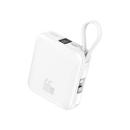 3C Mini Power Bank with Built-in Cable 10000Ma22.5W Fast Charging Compact Portable Power Bank2025Ser