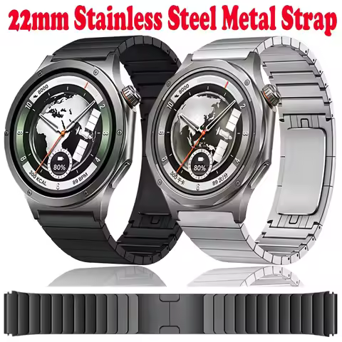 22mm Original Stainless Steel Metal Strap for Oneplus Watch 4/3/2R/Lite Comfortable Bracelet for OPP
