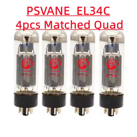 PSVANE EL34C Vacuum Tube Replaces EL34 EL34B 5881 6L6 6L6GC 6CA7 6P3P KT77 HIFI Audio Tubes Electron
