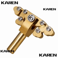 KAREN1 Guitar Presser, Brass Brass Color Fret Press Tool, Professional Fret Press Caul For Fret Leve