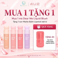 [BUY 1 GET 1 FREE] 4U2 Dear Me Liquid Blush Vegan Cream Blush 3,7g - Lightweight Liquid Blush