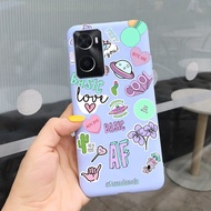 เคสสำหรับ Oppo A76 4G CPH2375น่ารักลูกอมปกซิลิโคนนิ่มเคสโทรศัพท์สำหรับ Oppo A96 CPH2333 OppoA76 Oppo