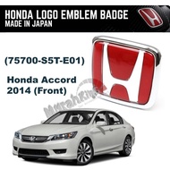 Honda Accord 2014 FRONT Car Logo Emblem 75700-S5T-E01 (123mm x 99mm)