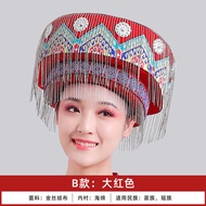 Mũ Nhảy Dân Tộc Yi Mũ Trang Trí Khiêu Vũ Mũ Trang Trí Phụ Kiện Thời Trang Dân Tộc Thiểu Số Trung Quố