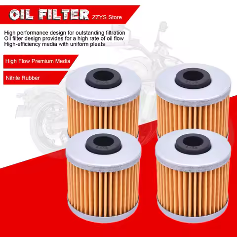 1/4/8 pcs Oil Filter For Kymco Scooter 200i 300i 350i Downtown 125i 150 200i 300i People GT i.e 125 