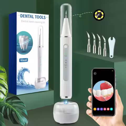 Ultrasonic Visual Dental Calculus Scaler Oral Tooth Cleaner Tartar Calculus Remover Plaque Stains Cl