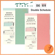 Midori Double Schedule Planner 2026 B6 Monthly Money