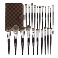 IMAGIC คอนซีลเลอร์อเนกประสงค์พร้อมเครื่องมือความงาม Tas Kosmetik สำหรับจมูกแป้งฝุ่น21ชิ้นแปรงปัดฟรีค