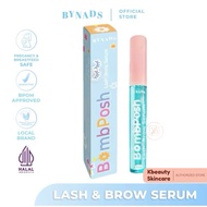 MATA BYNADS 2 IN 1 BOMBPOSH LASH AND BROW SERUM BYNADS EYELASH BROW SERUM FOR EYELASH GROWTH AND LEN