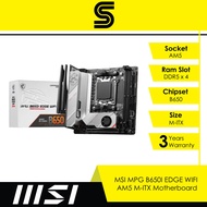 MSI MPG B650I EDGE WIFI  AM5  M-ITX Motherboard