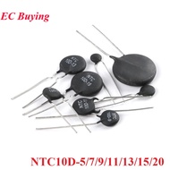 10Pcs/1pc NTC 10D NTC10D Thermistor 10D-5 -7 10D-9 10D-11 10D-13 10D-15 10D-20 Negative Temperature 
