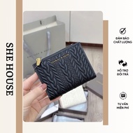 Cnk Women'S Wallet With New Pocket Folding Design. Smart Wallet Many Compartments