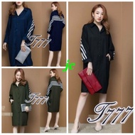 DRESS KOMBI FASHION KOREAN / Dress Wanita Casual Korean Terbaru