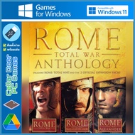 Total War Rome Anthology + 5 Best Mods | PC Notebook Computer Game CD/DVD/USB Link Load