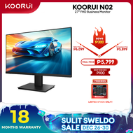 KOORUI 27N1 (powered by HKC) 27inch IPS FHD 75Hz 99% SRGB 5ms refresh rate // KOORUI N02 27inch IPS 