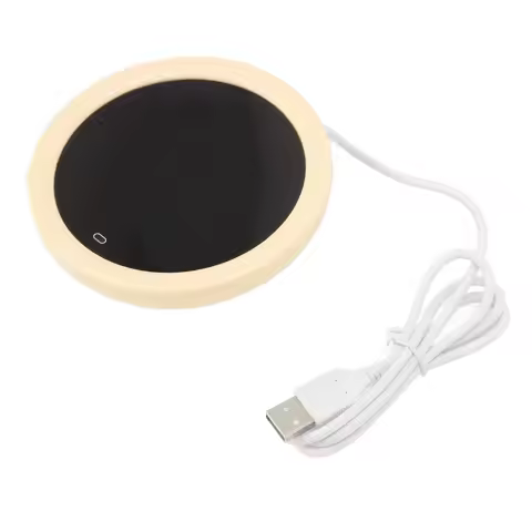 USB Coffee Mug Warmer Electric Gravity Switch 55 Celsius Degree Milk Heating Plate for Office