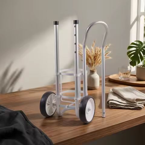Gas Cylinder Hand Truck Two Wheel Gas Cylinder Cart Gas Bottle Cart Upright Heavy Duty for Welders, 