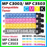 B/C/Y/M Compatible to Ricoh Aficio MPC3003 MPC3503 MP C3003 C3503 MPC 3003 3503 Color Copier Laser T
