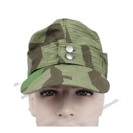 WW2 GERMAN ARMY SPLINTER CAMO COTTON M1943 HAT M43 FIELD CAP SIZE XL