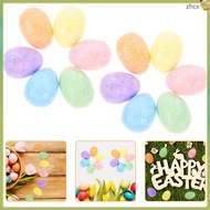 3 Bags Decoration Easter Eggs Flash Venue Setting Props 2.00X1.50X1.50CM Foam zhihuicx